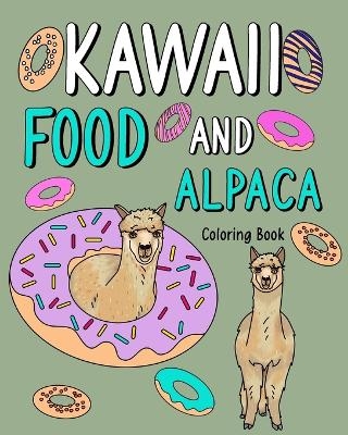 Kawaii Food and Alpaca Coloring Book -  Paperland