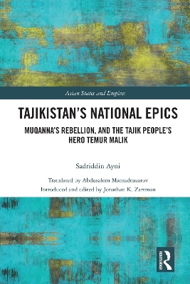 Tajikistan’s National Epics - Sadriddin Ayni