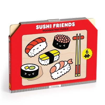 Sushi Friends Wooden Tray Puzzle -  MUDPUPPY