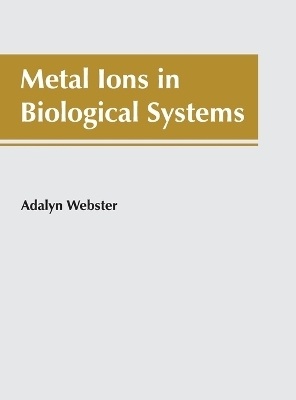 Metal Ions in Biological Systems - 