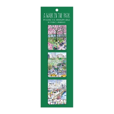 Michael Storrings Walk in the Park Magnetic Bookmarks -  Galison