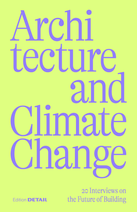 Architecture and Climate Change - 