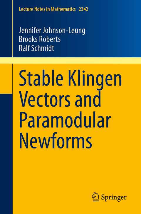 Stable Klingen Vectors and Paramodular Newforms - Jennifer Johnson-Leung, Brooks Roberts, Ralf Schmidt