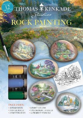 Thomas Kinkade Rock Painting - Marcy Kelman