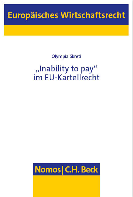 „Inability to pay" im EU-Kartellrecht - Olympia Skreti