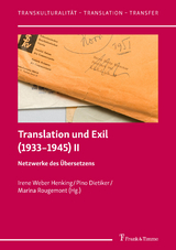 Translation und Exil (1933–1945) II - 