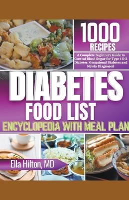 Diabetes Foodlists Encyclopedia With Meal Plan - Ella Hilton