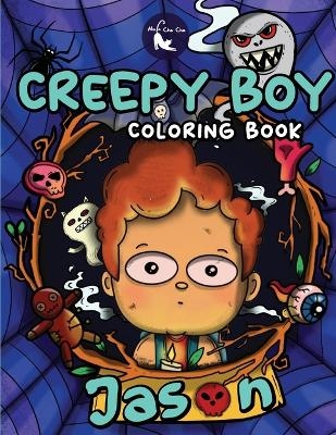 Creepy Boy Jason Coloring Book -  Mula Cha Cha