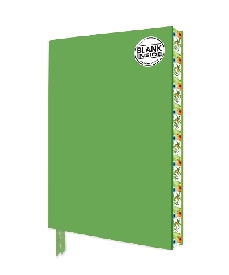 Spring Green Blank Artisan Notebook (Flame Tree Journals) - 