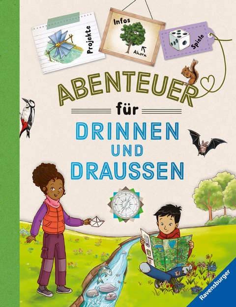 "Abenteuer für drinnen und draußen" vereint Basteln, Spielen, Experimentieren, Wissen und jede Menge Spaß in Form eines praktischen Handbuchs - Paul Beaupère