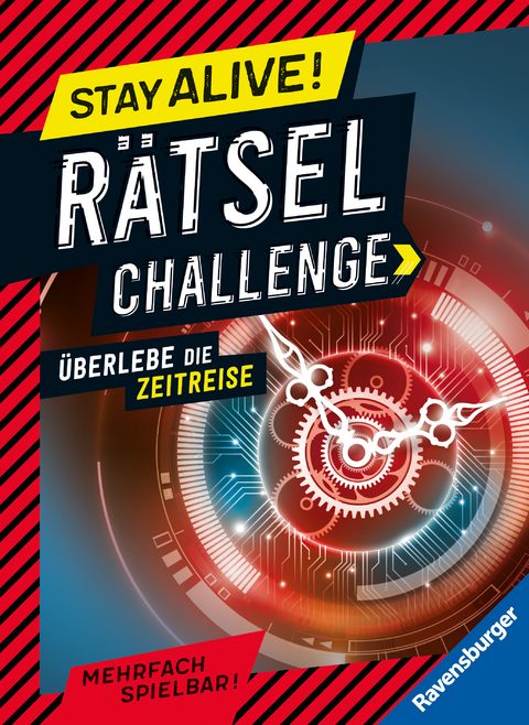 Ravensburger Stay alive! Rätsel-Challenge - Überlebe die Zeitreise - Rätselbuch für Gaming-Fans ab 8 Jahren - Anne Scheller