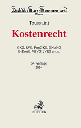 Kostenrecht - Toussaint, Guido