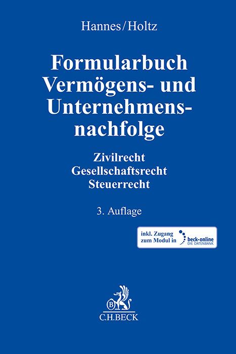 Formularbuch Vermögens- und Unternehmensnachfolge - 