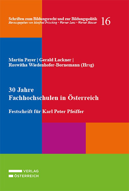 30 Jahre Fachhochschulen in Österreich - 