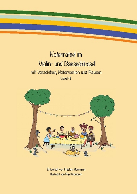 Notenrätsel im Violin- und Bassschlüssel - Fräulein Herrmann