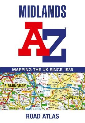 Midlands A-Z Road Atlas -  A-Z Maps