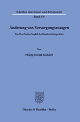 Änderung von Versorgungszusagen. - Philipp Harald Zinndorf