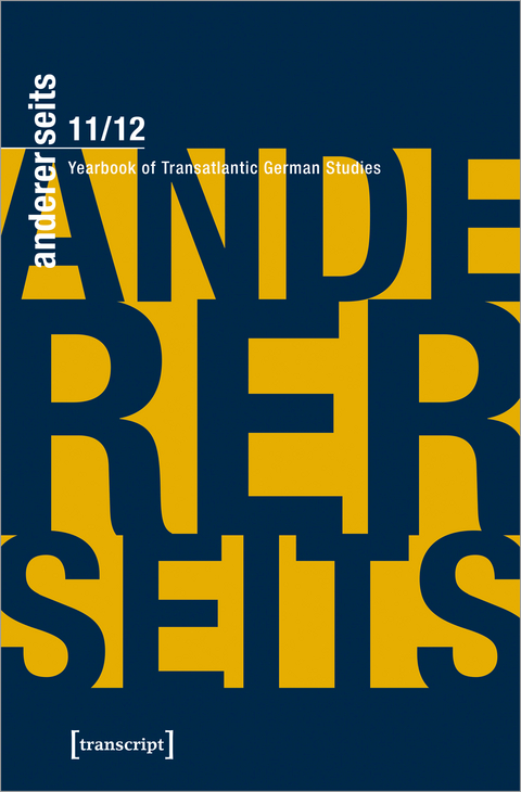 andererseits – Yearbook of Transatlantic German Studies - 