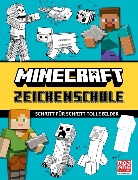 Minecraft Zeichenschule. Schritt für Schritt tolle Bilder -  Mojang AB