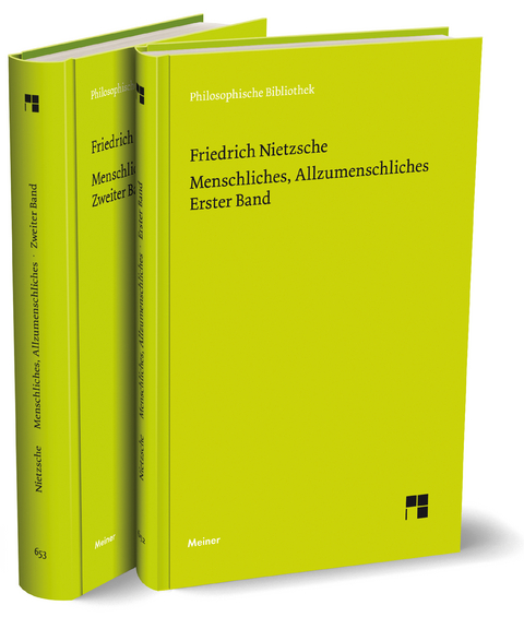 Menschliches, Allzumenschliches Bd. 1+2 - Friedrich Nietzsche