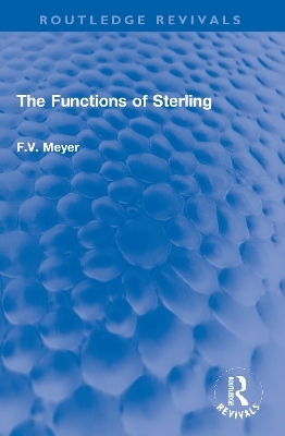 The Functions of Sterling - F.V. Meyer