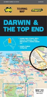 Darwin & the Top End Map 590 22nd ed -  UBD Gregory's