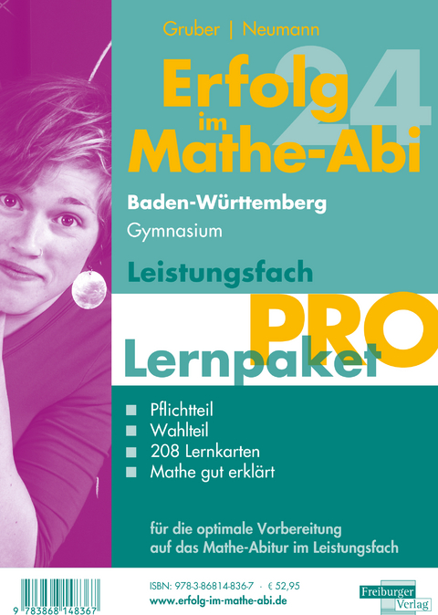 Erfolg im Mathe-Abi 2024 Lernpaket Leistungsfach 'Pro' Baden-Württemberg Gymnasium - Helmut Gruber, Robert Neumann, Stefan Rosner