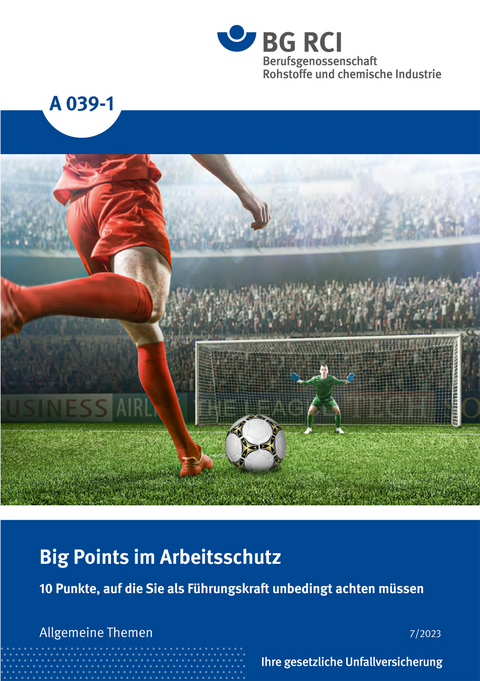 A 039-1 Big Points im Arbeitsschutz