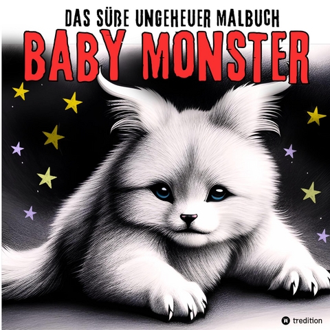 Fantasy Malbuch Baby Monster Süße Ungeheuer Ausmalbilder - Niedliche Fantasiewesen für Erwachsene, Teenager, Kinder - Millie Meik