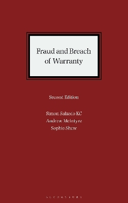 Fraud and Breach of Warranty - Simon Salzedo KC  KC, Sophie Shaw, Mr Andrew McIntyre