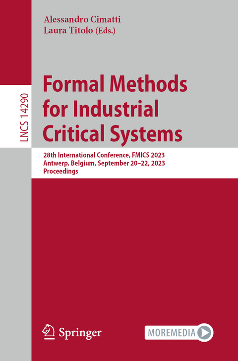 Formal Methods for Industrial Critical Systems - 