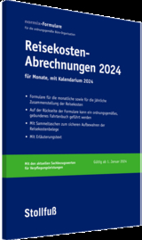 Reisekosten-Abrechnung 2024 mit Kalendarium - 