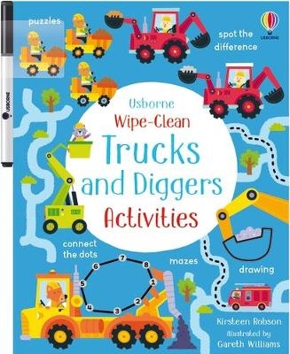 Wipe-Clean Trucks and Diggers Activities - Kirsteen Robson