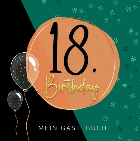 18. Geburtstag- Premium Gästebuch Blanko - Sara Klein