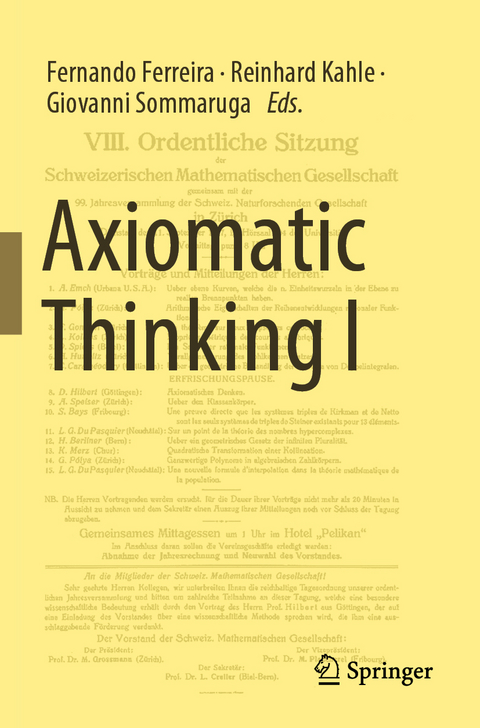 Axiomatic Thinking I - 