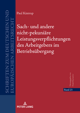 Sach- und andere nicht-pekuniäre Leistungsverpflichtungen des Arbeitgebers im Betriebsübergang - Paul Kintrup