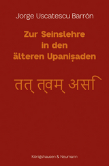 Zur Seinslehre in den älteren Upanisaden - Jorge Uscatescu Barrón