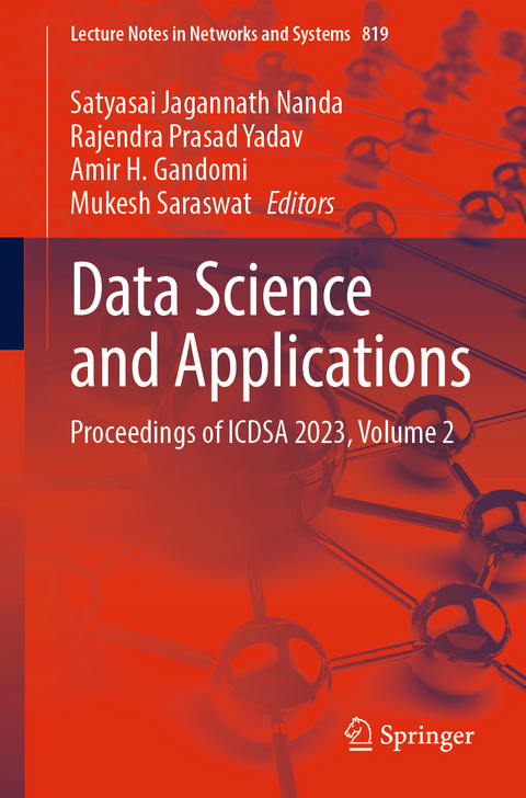 Data Science and Applications - 