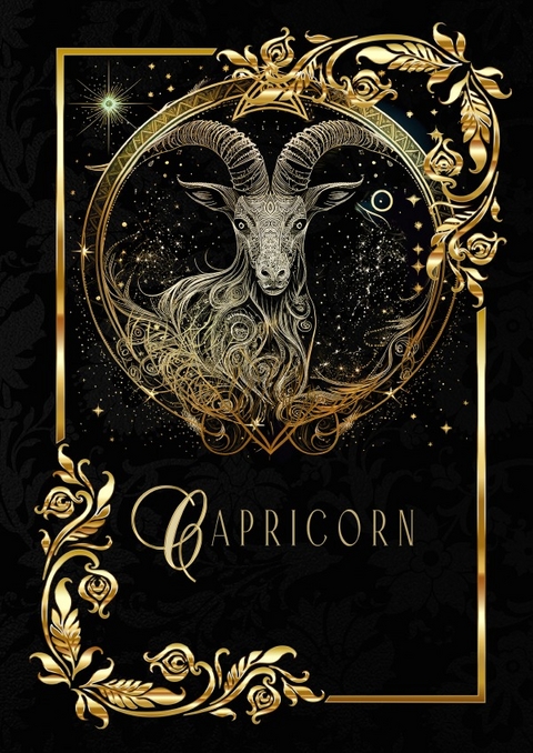 Astrologie Notizbücher / Zodiac Capricorn Notebook - Chris Bee ArtDesign