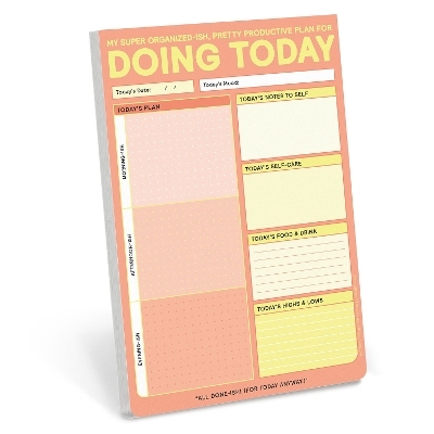 Knock Knock Doing Today Notepads (Pastel) -  Knock Knock