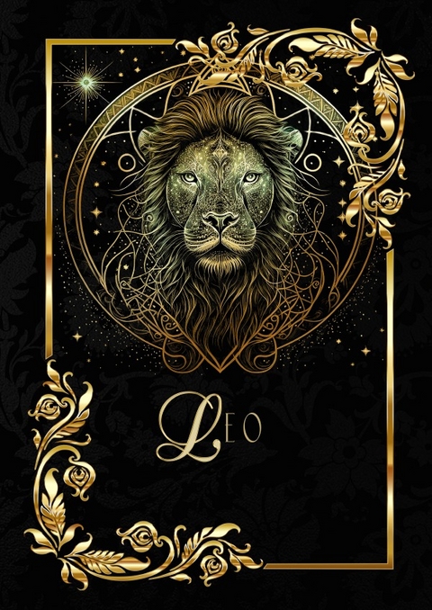 Astrologie Notizbücher / Zodiac Leo Notebook - Chris Bee ArtDesign