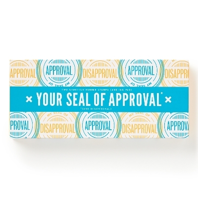 Your Seal Of Approval Stamp Set -  Brass Monkey,  Galison