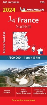 Southeastern France 2024 - Michelin National Map 709 - Michelin