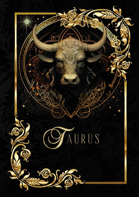 Astrologie Notizbücher / Zodiac Taurus Notebook - Chris Bee ArtDesign