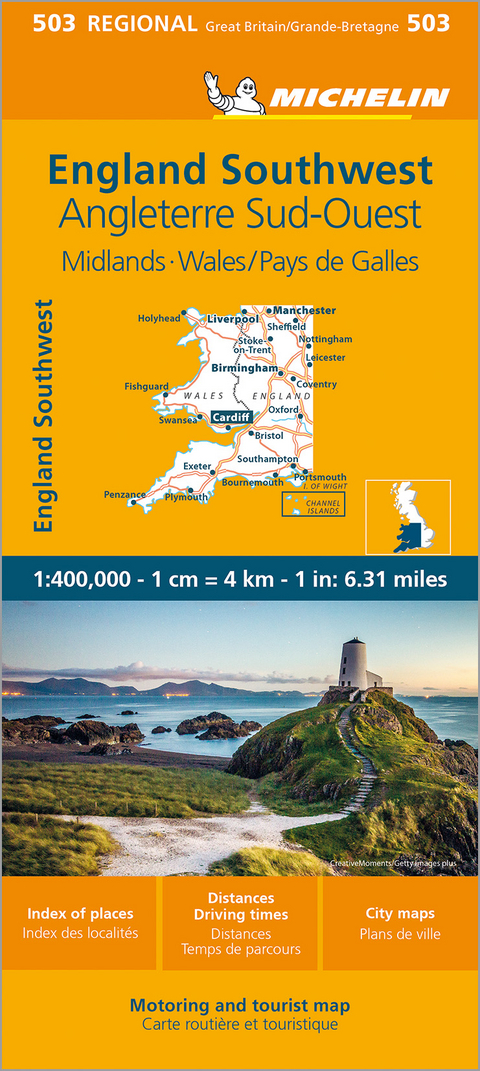 Wales - Michelin Regional Map 503 -  Michelin