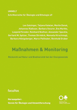 Maßnahmen &amp; Monitoring - Leo Satzinger, Tatjana Katalan, Martin Donat, Johannes Rüdisser, Barbara Steurer, Eva Marthe, Leopold Füreder, Reinhard Nießner, Alexander Speckle, Gerhard M. Spitzer, Thomas Dirnböck, Manuela Hirschmugl, Barbara Hönigsberger, Marco Pallhuber, Reinhold Gruber