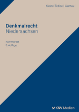 Denkmalrecht Niedersachsen - Kleine-Tebbe, Andreas; Guntau, Christian