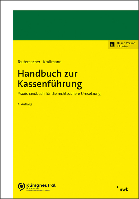 Handbuch zur Kassenführung - Tobias Teutemacher, John Patrick Krullmann