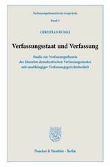 Verfassungsstaat und Verfassung. - Christian Bumke