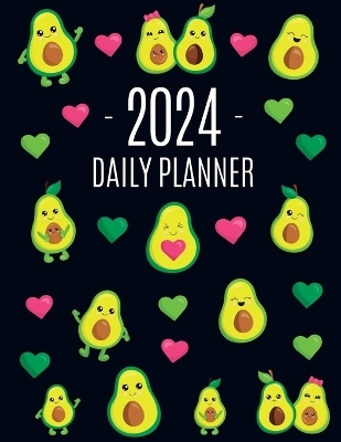 Avocado Daily Planner 2024 - Happy Oak Tree Press